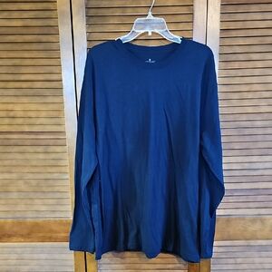 Stafford Classic Dark Blue Long Sleeve Tee